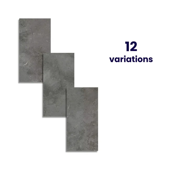 Baltico Grey Stone Effect Porcelain Wall & Floor Tile