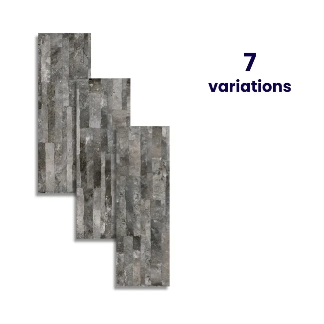 Kabil Grey Drywall Effect Ceramic Wall Cladding Tile
