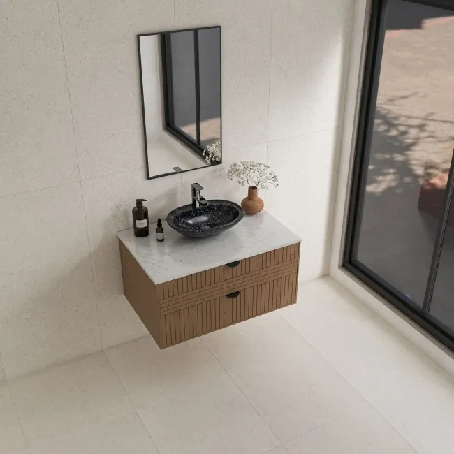 Everlast White Concrete Effect Matt Porcelain Wall & Floor Tile