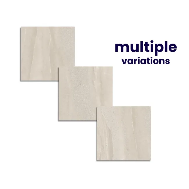 Rochetta Ivory Stone Effect Matt Large Porcelain Tile