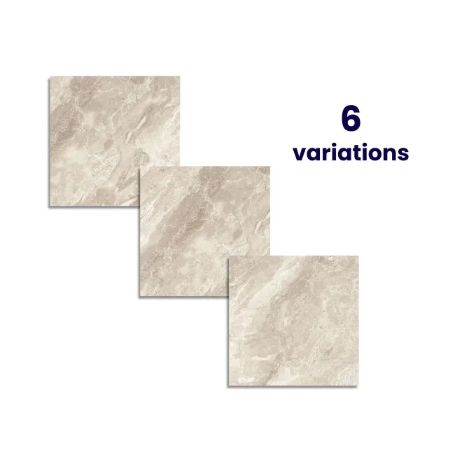 Glacier Beige Stone Effect Matt Porcelain Floor Tile