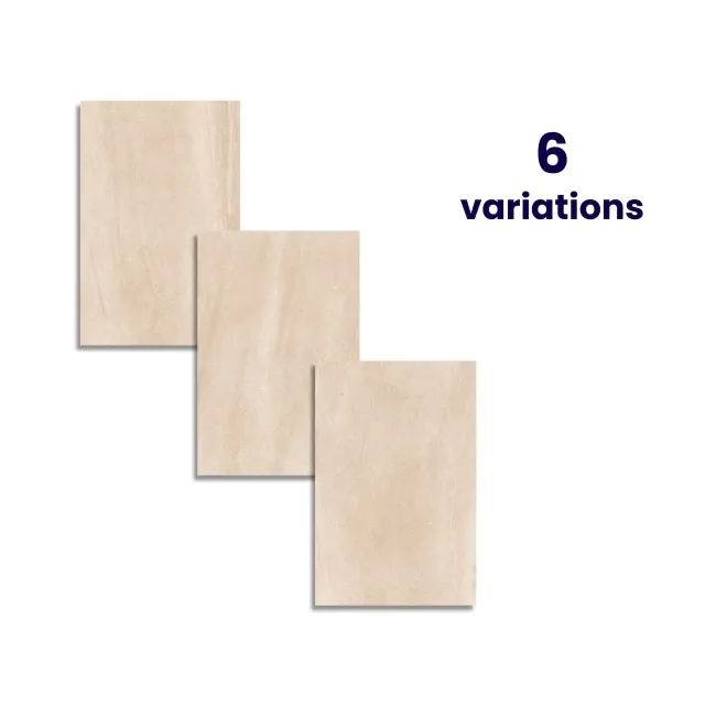Moda Beige Stone Effect Matt Porcelain Outdoor Slab Tile