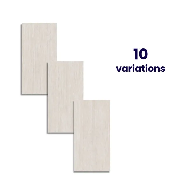 Caesar Ivory Stone Effect Matt Porcelain Outdoor Slab Tile