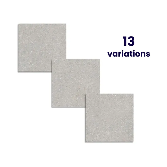 Oikos Natural Limestone Effect Matt Porcelain Outdoor Slab Tile