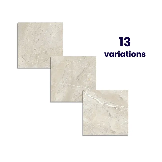 Miller Beige Stone Effect Matt Porcelain Outdoor Slab Tile