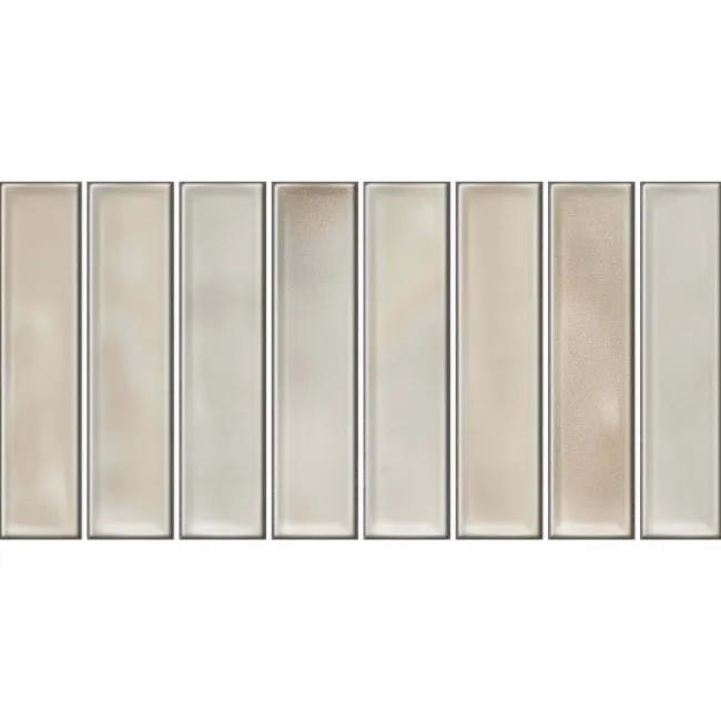 Alba Beige Kit Kat Effect Gloss Ceramic Wall Tile