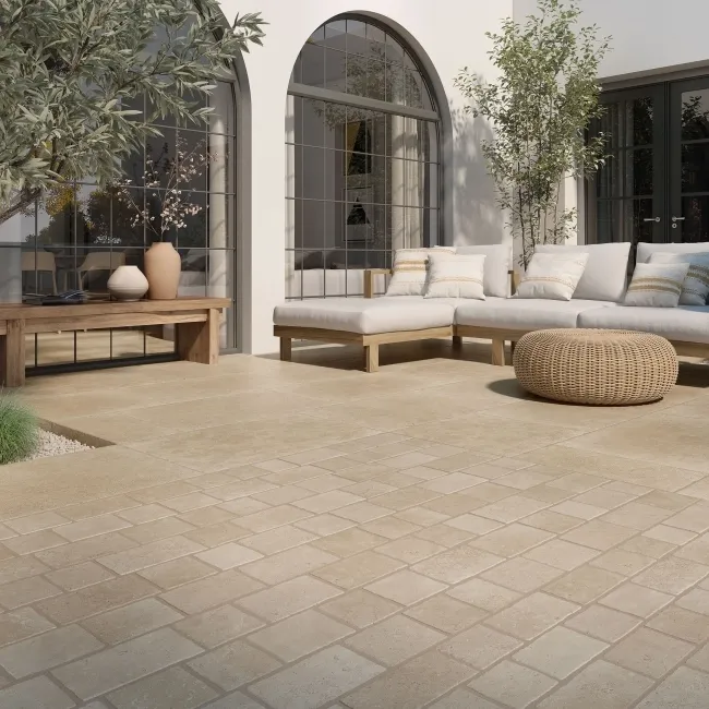 Taxos Conques Sand Stone Effect Matt Porcelain Wall and Floor Tile
