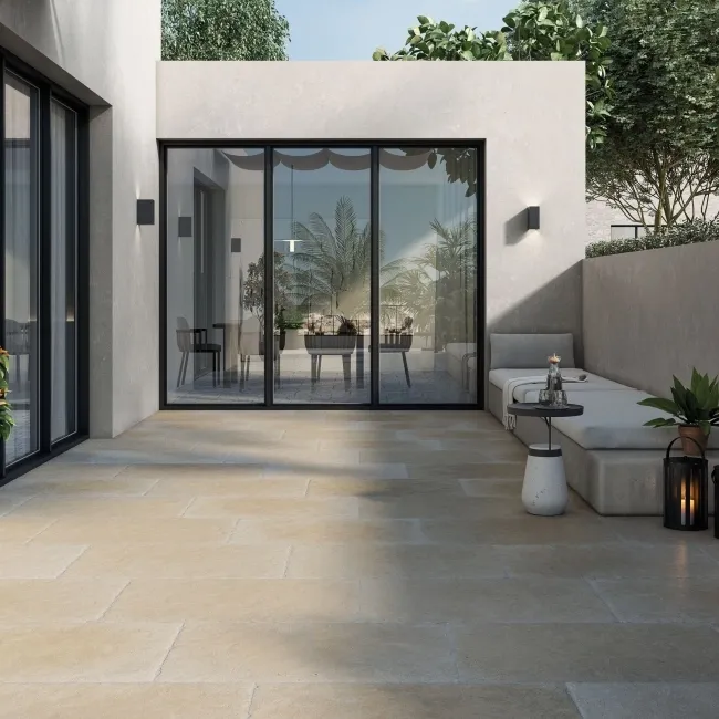 Taxos Sand Stone Effect Matt Porcelain Outdoor Slab Tile