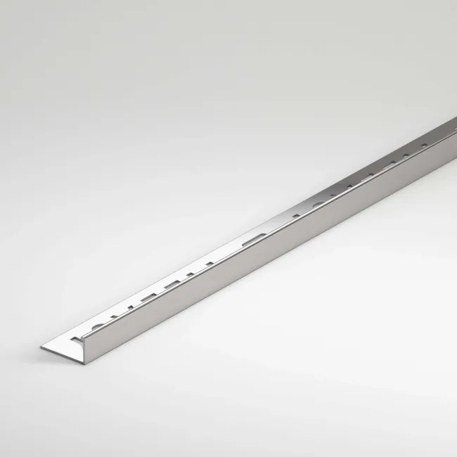 8mm Chrome Square Edge Metal Trim