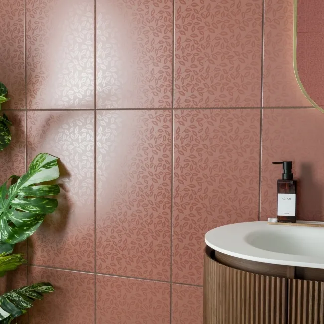 Dynamic Cotto Floral Effect Matt Ceramic Wall Tile