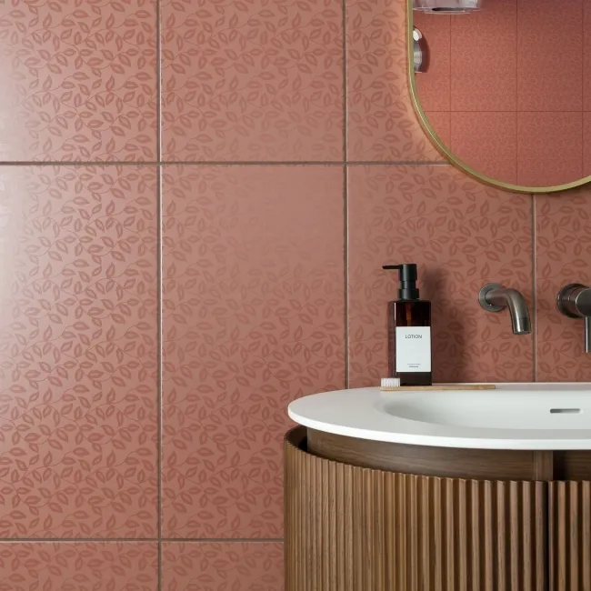 Dynamic Cotto Floral Effect Matt Ceramic Wall Tile