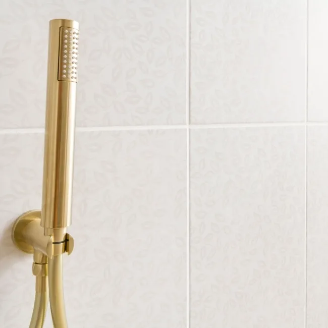 Dynamic White Floral Effect Matt Ceramic Wall Tile