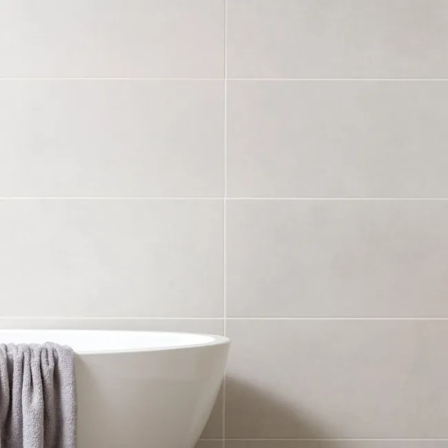 Dynamic White Stone Effect Matt Ceramic Wall Tile