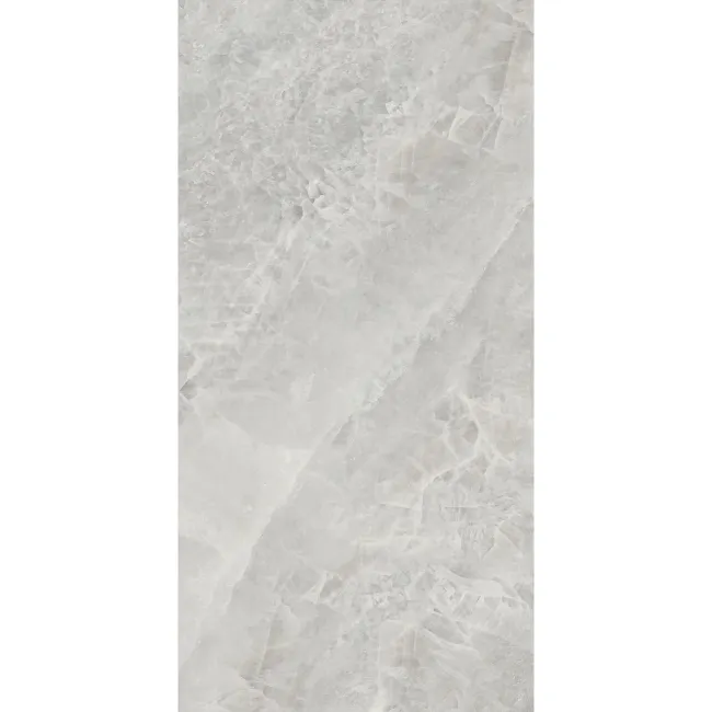 Electra Light Grey Crystal Marble Effect Matt Porcelain Tile