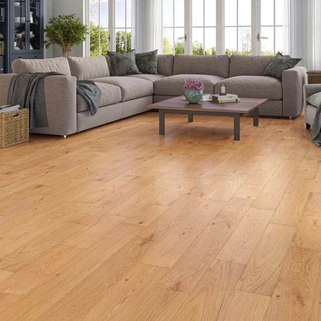 Hartwell Natural Engineered Wood Flooring 14mm Brushed & Oiled
