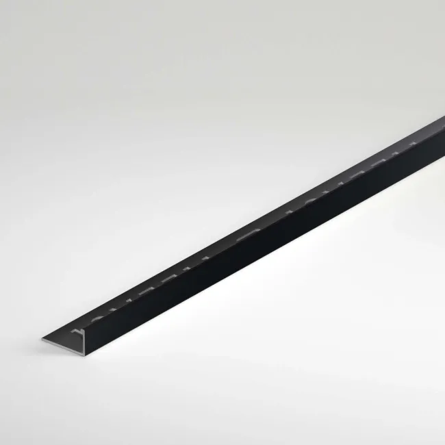 12mm Matt Black Flat Metal Trim