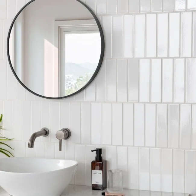 Microline White Gloss Wall Tiles