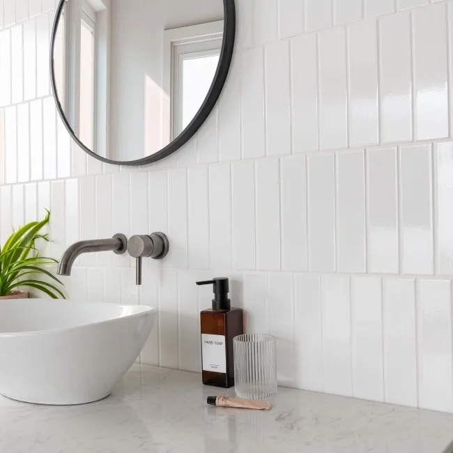 Microline White Gloss Wall Tiles