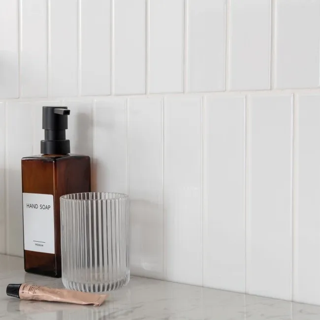 Microline White Gloss Wall Tiles
