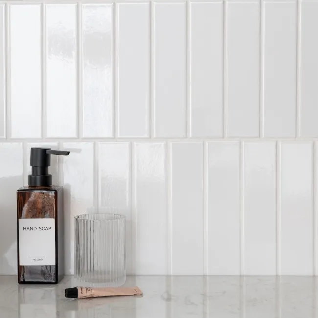 Microline White Gloss Wall Tiles