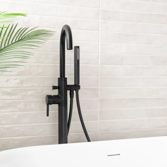 Ponto White Stone Effect Gloss Ceramic Wall Tile
