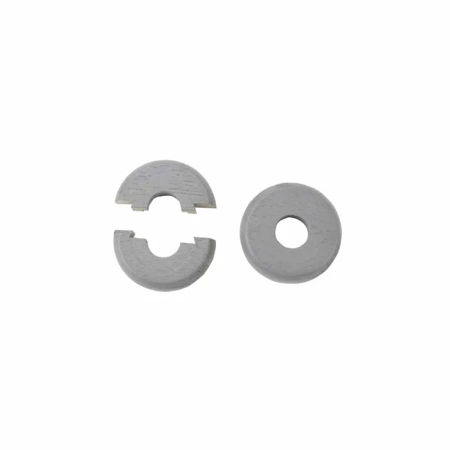 Real Wood Pipe Surrounds - Light Grey - Pack Of 2