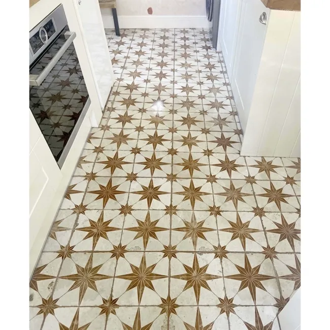 Metropolis Star Sienna Wall and Floor Tiles