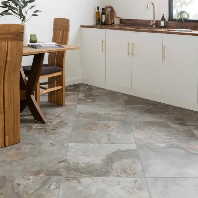 Slate Way Grey Matt Porcelain Floor Tile
