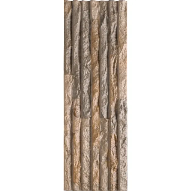Tumpak Brown Sandstone Effect Porcelain Wall Cladding Tile