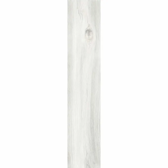Volte White Wood Effect Matt Porcelain Floor Tile