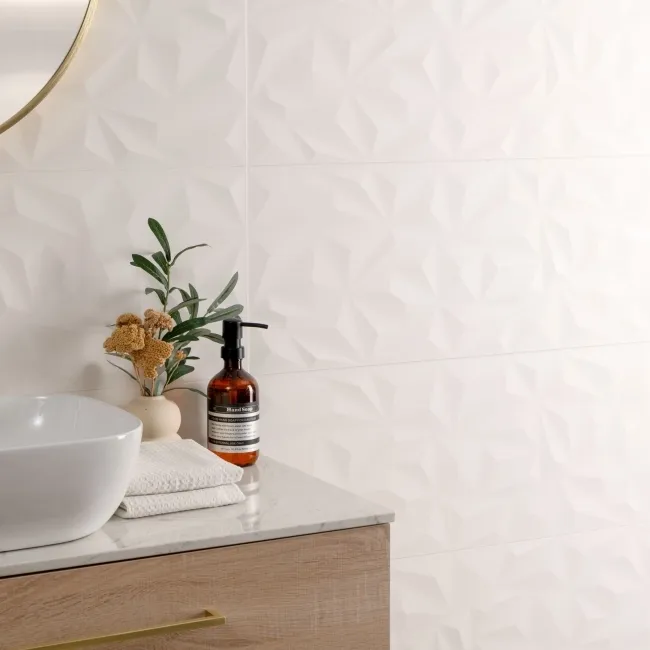 White Future Decor Matt Ceramic Wall Tile