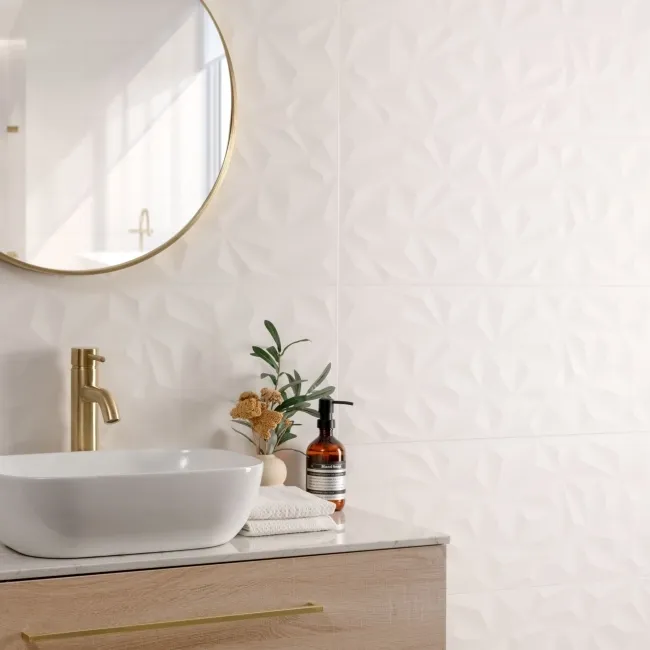 White Future Decor Matt Ceramic Wall Tile
