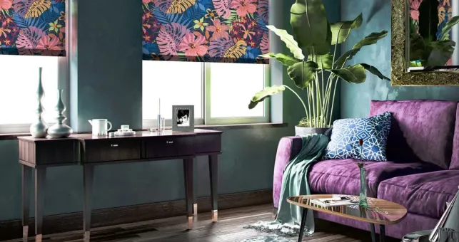 Inspired by Bonfire Night: Dark Walls with Bright Colours and Metallic Finishes Added: I