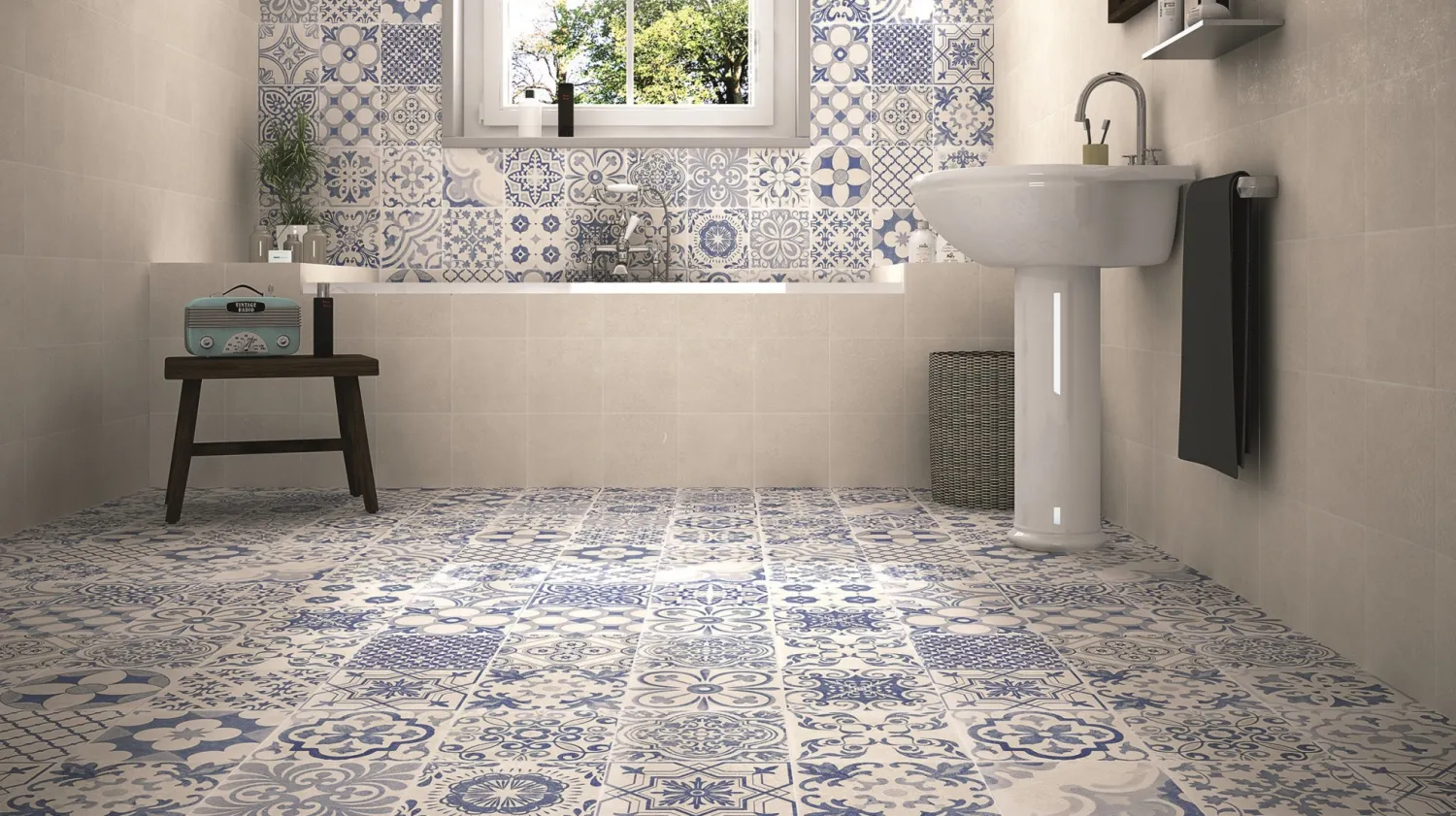Patterned Floor Tiles to Turn Heads