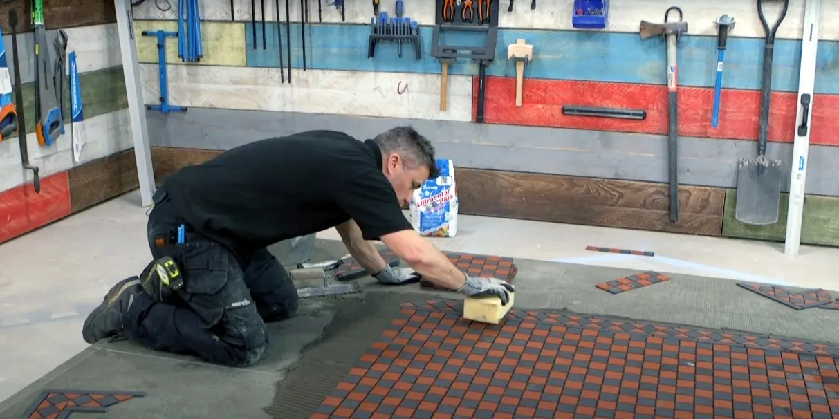 How to Lay Mosaic Tiles for a Victorian Style Hallway