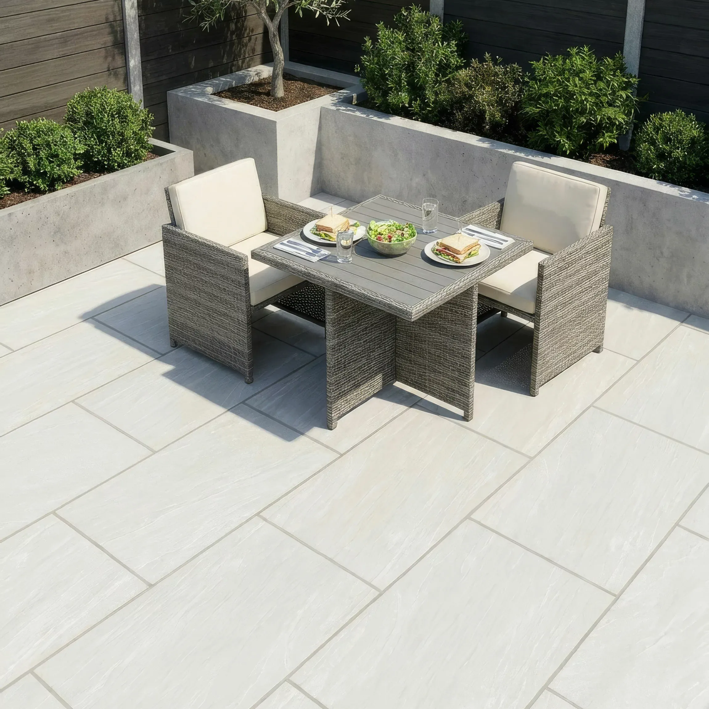 How to Remove Black Spots From Patio Slabs
