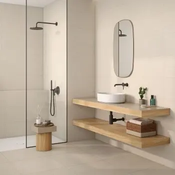 Roca Dolce Beige Stone Effect Matt Ceramic Wall Tile