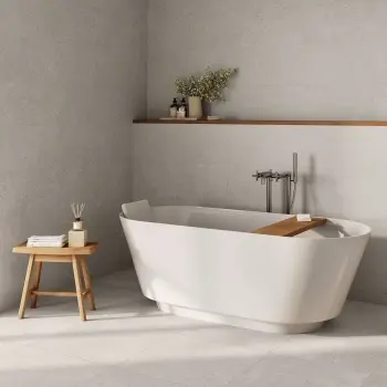 Roca Dolce Grey Stone Effect Matt Ceramic Wall Tile