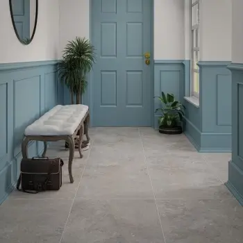 Baltico White Stone Effect Porcelain Wall & Floor Tile