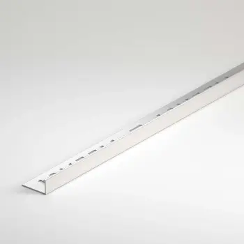 10mm White Square Edge Metal Trim