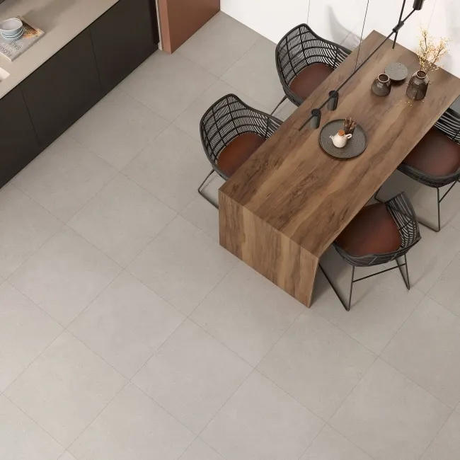 Roca Dolce Grey Stone Effect Matt Porcelain Wall and Floor Tile