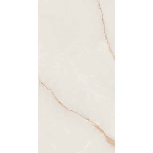 Roca Onice Supreme Cream Marble Effect Polished Porcelain Tile