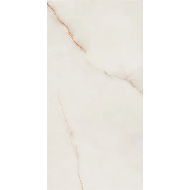 Roca Onice Supreme Cream Marble Effect Polished Porcelain Tile