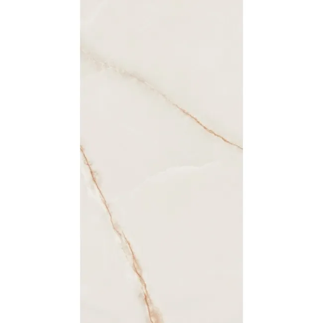 Roca Onice Supreme Cream Marble Effect Polished Porcelain Tile