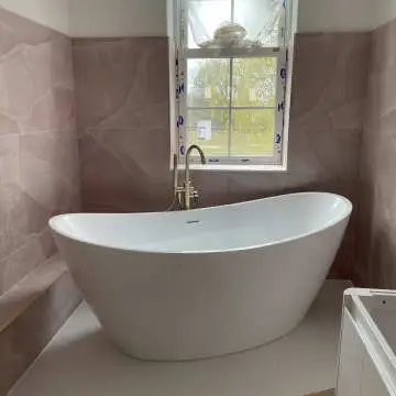 Onyx Marble Effect Rose Pink Polished Porcelain Wall and Floor Tile