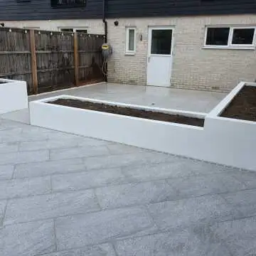 Granito Grey Stone Effect Large Outdoor Porcelain Slab Tile