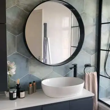 Oasis Aquamarine Hexagon Matt Porcelain Wall and Floor Tile