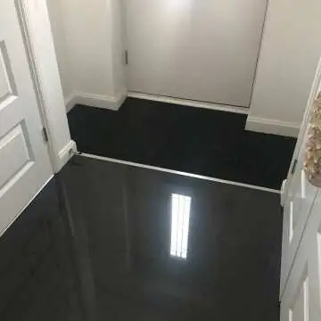 Lounge Black Polished Porcelain Floor Tile