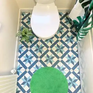 Hanoi Star Blue Floor Tiles