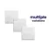 Carrara White Gloss Marble Effect Rectified Vitrified Ceramic Floor Tile